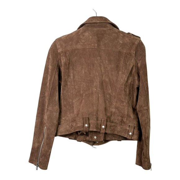 Blank NYC Brown Suede Moto Jacket - Picture 3 of 12